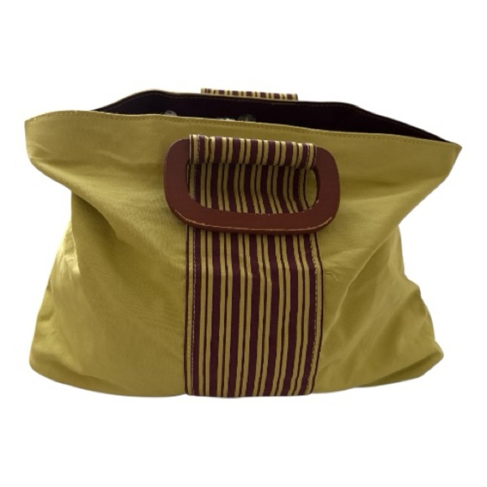 Green Striped Women's Bag
